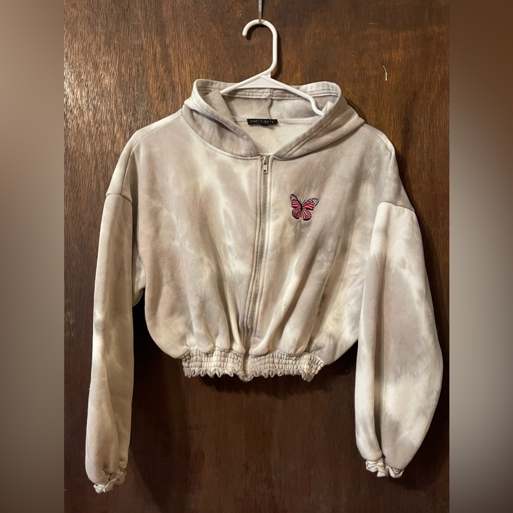 Faded Rose Cropped Sweater